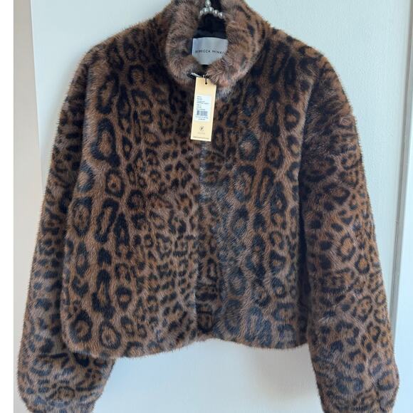 Rebecca Minkoff Jackets & Blazers - Rebecca Minkoff Vegan Fur Cropped Jacket